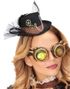 Steampunk Mini Flosshatt med Slöja och Kugghjul