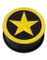 Yellow Stardom - Svart Piercing Plugg