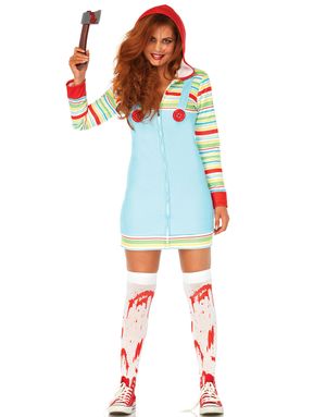 Chucky Inspirerad Damdräkt