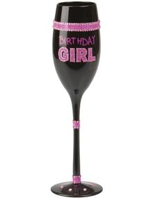 Birthday Girl - Svart Glas