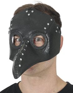 Svart Pestdoktor Maske