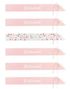 Pakke med 1 stk "Bride to Be" og 6 stk "Bridesmaid" Ordensbånds- Floral Bride