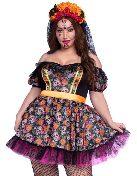 Marigold Catrina Kostyme til Dame
