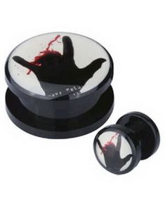 Heavy Metal - Svart Piercing Plugg