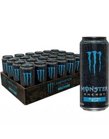 24 stk Monster Energy Ultra Blue Hawaiian Zero - Sukkerfri - Helt Brett 24x473 ml (USA Import)