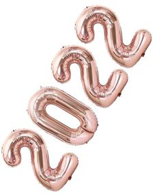 2022 ballonger 35 cm roséguld