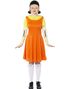 Squid Game Doll Kostyme til Dame - Medium