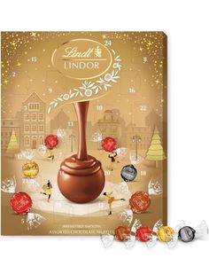 Lindt Lindor Gold - Stor Tryffelchoklad Adventskalender 233g
