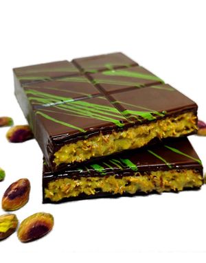 Sweet Gate Handgjord Mörk Dubai Choklad med Pistage 210 gram