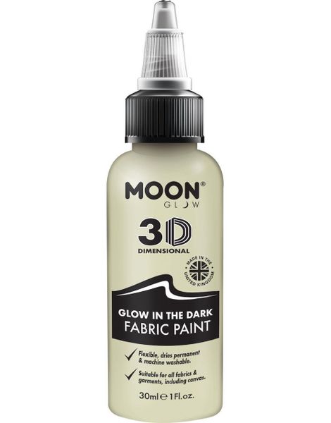 Klar Glow in the Dark Textilfärg 30 ml