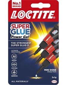 3-Pk Loctite Superlim Power Gel 3 x 1 g