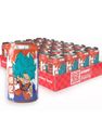 24 st Goku Strawberry & Banana Soda - Läsk med Jordgubbs- och Banan smak - ULTRAPOP - Helt Brett 24x330 ml (Japan)