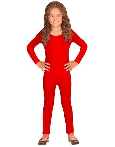 Röd Bodysuit med Långa Ärmar (Barn)