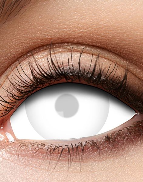 Blind White Mini Sclera 17 mm Crazylinser