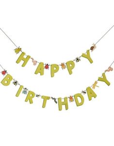 Happy Birthday Girlander Insekter 1.5 meter - Bug Party