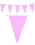 Ljus Rosa Banner med Stora Vimpel Flaggor 10 meter