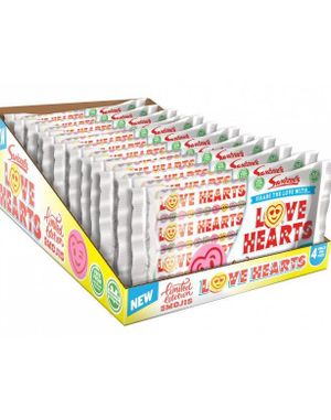 12 st 4-Packs med Swizzels Love Hearts - Hel Låda 1,26 kg