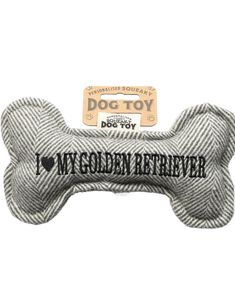 I Love My Golden Retriver - Leksak För Hund Med Ljud - 20 cm