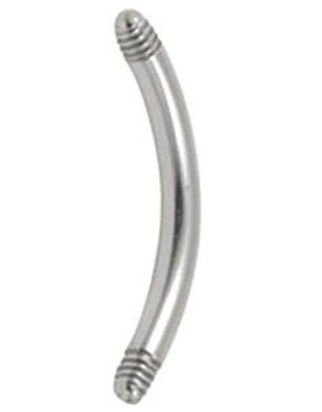 Banan Stång Blank - 1,6 mm tjock x 10 mm lång Stålstång