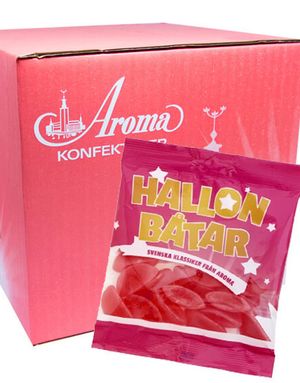 20 Påsar Hallon Båtar / Hallon-Båtar - Hel Låda