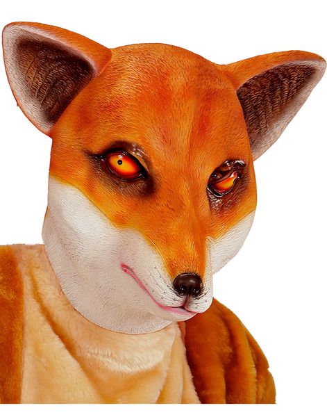 Heltäckande Rävmask i Latex