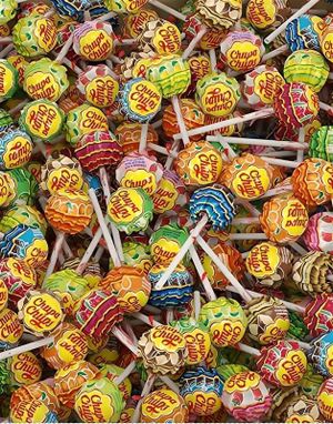 100 stk Chupa Chups Klubbor / Kärleksklubbor