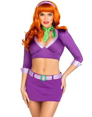 Meddling Cutie Daphne - Scooby-Doo Inspirerad Maskeraddräkt till Dam