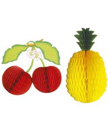 Körsbärs- och ananas-honeycomb - 21 cm