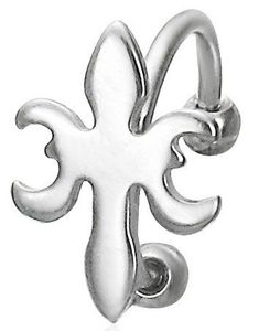 Fleur de lis - 1,2 x 10 mm Ögonbrynspiercing