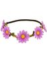 Hårbånd Med Blommor - Lila