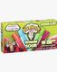 10 St Warheads Sour Ice Pop - Jättesura Saft-Is med 4 Olika Smaker (USA Import)
