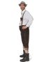 Authentisk Mörkbrun Lederhosen i 100% Kvalitetsskinn