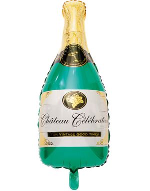 Champagneflaska Folieballong 94x48 cm