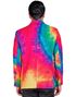 UV Glow Tie Dye Kostymejakke til Herre