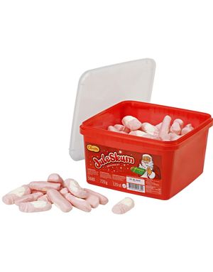 720g Stor Burk med Skumtomtar /Juleskum