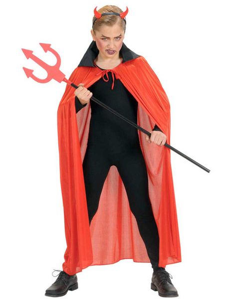 Röd Satin Barn Kappa - 110 cm