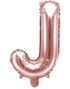 Rose Guldfärgade Bokstavsballonger A-Z - 35 cm