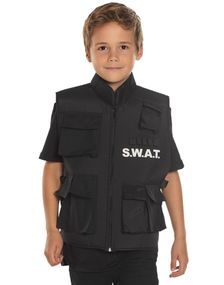 SWAT Maskeradväst för Barn med Fickor