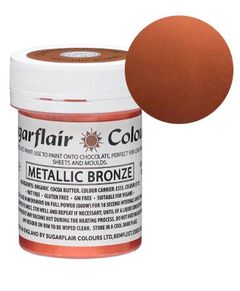 SugarFlair Metallic Brons Chokladfärg - 35 gram