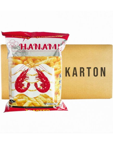 36 stk Hanami Prawn Crackers Toasted - Knasende Rekesnacks - Hel Eske 2,16 kg (Thailand)