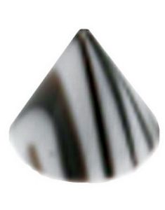 Storm Spike Black/White - 3 mm Akrylkula till 1,2 mm stång