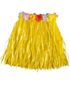 Hawaii Hula Kjol med Blommor - 40 cm Gul