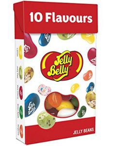 Jelly Belly Bean - Jelly beans med 20 olika smaker i en stor pastillelåda 100g (USA Import)