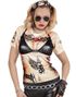 Fotorealistisk Biker T-shirt (Dam)