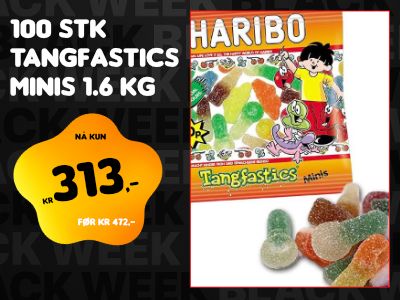 Haribo Tangfastics – Hel Låda