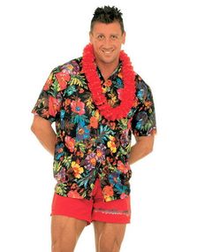 Hawaiiskjorta - Svart