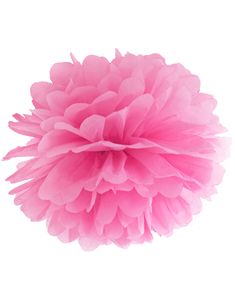 Mörk Rosa Pom Pom 35 cm