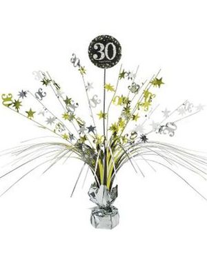30 År - Glittrande Firande Borddekoration 45,7 cm