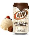 A&W Glass Sundae - Koffeinfri 355 ml Limited Edition (USA Import)