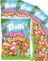 8 st Trolli Funny Bunnies - Vingummi Formet Som Kaniner Med Fruktsmaker 1600 g - Hel Låda
